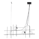 Pendente Dix Preto / Branco 4xg9 Max 25w