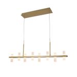 Pendente Clair Dourado / Branco 16xled 2w