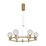 Pendente Coralina Dourado 6xled 2w