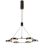 Pendente Beep Preto 6xled 7,5w