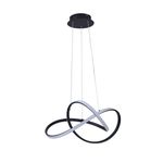Pendente Fluire Preto / Branco 1xled 30w