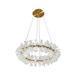 Pendente Flora Dourado / Transparente 18xg4 Bipino Max 3w