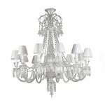 Pendente Gallery Cromado Transparente 8xe14 Vela Max 40w