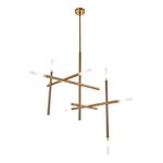 Pendente Malagueta Dourado / Branco 8xg9 Max 10w