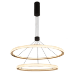 Pendente Meridiano Preto / Dourado 1xled 125w