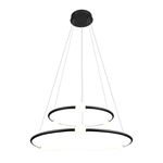 Pendente Nébula Preto / Branco 1xled 80w