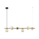 Pendente Tutu Preto / Dourado 6xg9 Max 25w