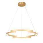 Pendente Match (1 Aro) Dourado 1xled 72w