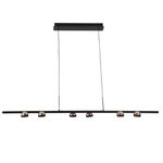 Pendente Oto Preto / Rose Gold 6xled 5w