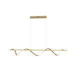 Pendente Spiral Dourado 1xled 40w