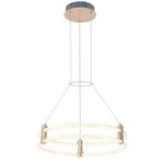 Pendente Puro Dourado / Acrílico 1xled 46w