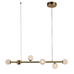 Pendente Spirit Dourado / Transparente 6xled 3w