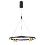 Pendente Occhio Preto / Dourado 16xled 3w