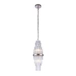 Pendente Sansa Dourado / Transparente 2xe14 Vela Max 40w