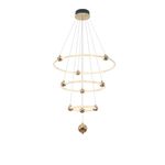 Pendente Mondo Dourado 1xled 71w