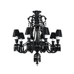 Pendente Gallery Cromado Preto Vela Max 40w