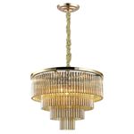 Pendente Vivi Dourado / Conhaque 9xe14 Vela Max 40w