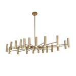 Pendente Vinte Dourado / Branco 20xled 3w