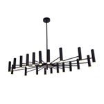 Pendente Vinte Preto / Branco 20xled 3w