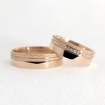Aliança de Casamento em Ouro 5mm Reta Forever - Combo 
