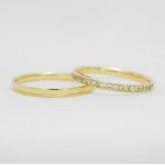 Aliança de Casamento em Ouro maciço Mavie Gold - Par