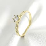 Anel Forever em Ouro Maciço para Noivado ou Casamento - Peça Unitária 