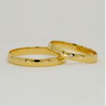 Aliança de Casamento em Ouro Aurora Sapphire - Par