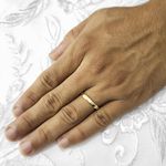 Aliança de Casamento em Ouro Aurora Sapphire - Par