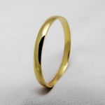 Aliança de Casamento e noivado em Ouro 18k Abaulada + Anel Solitario Balneário - Combo 