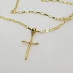 Pingente em Ouro 18k Maciço Crucifixo - Pingente