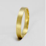 Aliança de Casamento em Ouro Maciço com pedras diamonics Espanha - Par 