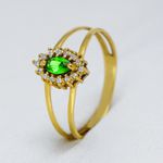 Anel de Formatura em Ouro 18k Personalizado de acordo com o curso Marjorie- Peça Única 