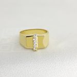 Anel de Formatura em Ouro 18k Personalizado Natasha - Peça Única 