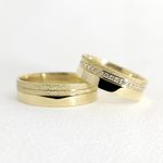 Aliança de Noivado e Casamento em Ouro 5mm Reta Forever - Peça Única 