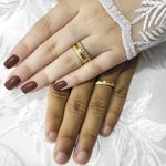 Aliança de Noivado e Casamento em Ouro Maciço 5mm Abaulada Radiant Promisse - Peça Unica 