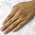 Aliança de Noivado e Casamento em Ouro e Prata Maciço Quina Inglesa Sapphire Promise - Par