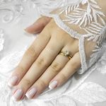 Aliança de Casamento em Ouro Maciço 2mm Abaulada Silver Promise - Par