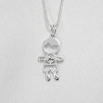 Pingente Menino Personalizado com nome em Prata 995