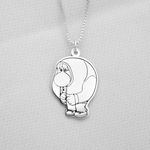 Pingente Personalizado Divertidamente em prata 995