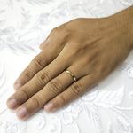 Par de Aliança de Casamento ou Noivado em Ouro 18k ou 14k Twisted Gold - Par