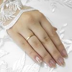 Par de Aliança de Casamento ou Noivado em Ouro 18k ou 14k Twisted Gold - Par