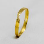 Par de Aliança de Casamento ou Noivado em Ouro 18k ou 14k Twisted Gold - Par