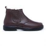 Bota Pipper Antitensor Handmade em Couro Mestiço Café