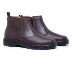 Bota Pipper Antitensor Handmade em Couro Mestiço Café