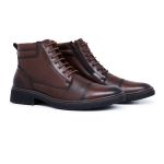 Bota Pipper Airmove Jackson Boots em Couro Napa Soft Café