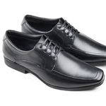 Sapato Social Pipper Duke em Couro Pelica Preto