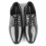 Sapato Social Pipper Emold em Couro Pelica Preto