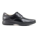 Sapato Social Pipper Leve em Couro Pelica Preto
