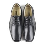 Sapato Social Pipper Leve em Couro Pelica Preto
