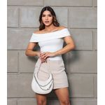 Blusa Decote Ombro a Ombro Branca